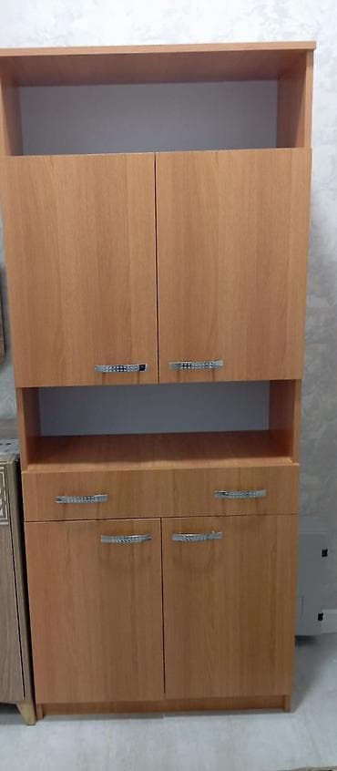 Mətbəx üçün çoxfunksiyalı bufet/dolab - Material: ağac teksturalı