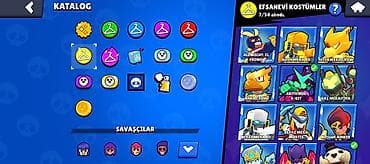 ucuz modem: Brawl Stars oyun hesabı - Kuboklar: 57,424+ - Səviyyə: 39 profil — 3