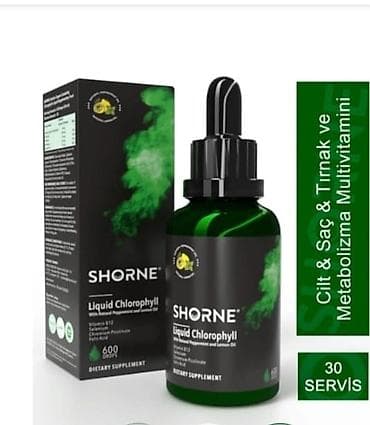 SHORNE Liquid Chlorophyll – maye xlorofil qida dəstəyi Məhsul