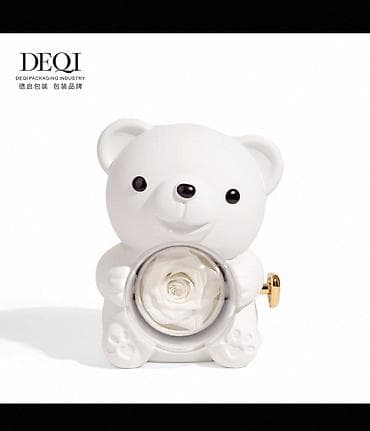 masaustu saat: Fiqur, Plastik, rəng - Qırmızı — 6