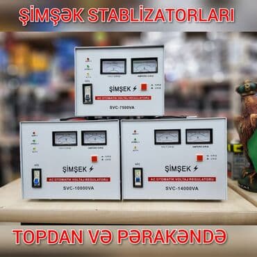 Yeni, Ev üçün, 1 faza, Gərginliy stabilizatoru, 220 V, Rayonlara çatdırılma, Kredit var lalafo.az -da Yeni, Ev üçün, 1 faza, Gərginliy stabilizatoru, 220 V, Rayonlara çatdırılma, Kredit var