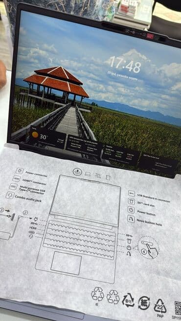 ikinci el noutbuklar: Yeni Lenovo 11.6 ", Intel Core i5, 512 GB, Ödənişli çatdırılma — 1
