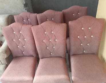 kapron masa: 6stul Masa satılır. masanin uznlugu2metre eni90 masin sekili yoxdu — 1
