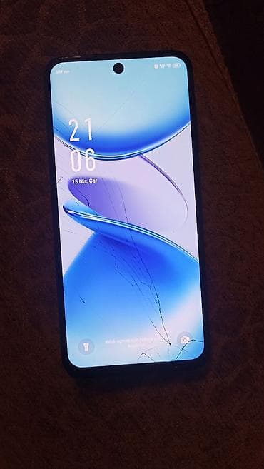 telefon 2ci əl: Infinix 128 GB, rəng - Qara, Sensor — 4