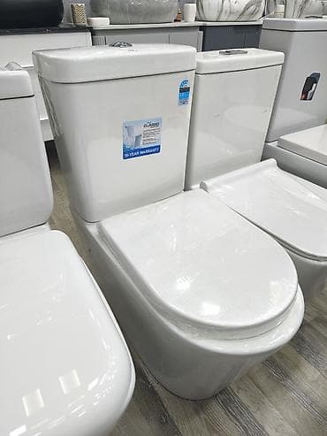 Kompakt unitaz – Classico seriyası - Birparça, döşəməyə quraşdırılan