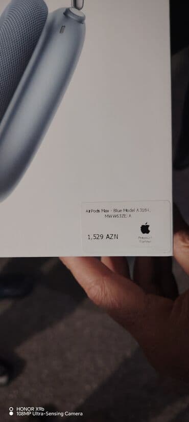 Mikrofonlar: Simsiz (Bluetooth) Qulaqcıqlar, Apple, rəng - Mavi — 2