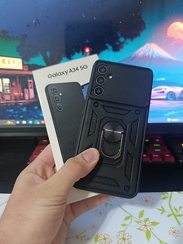 samsung 5222: Samsung Galaxy A34 5G, 128 ГБ, цвет - Черный, Две SIM карты — 1