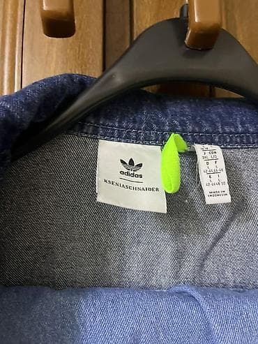 acki sekilleri: Adidas Originals x KSENIASCHNAIDER denim dəst - Model: Adidas — 3