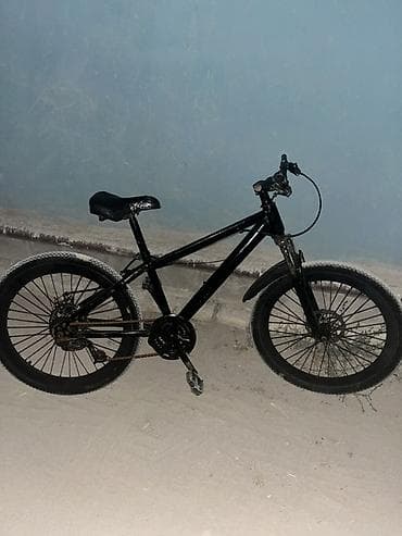harley davidson velosiped: Qara rəngli dağ velosipedi - Güclü polad/alüminium tipli üçbucaq — 1