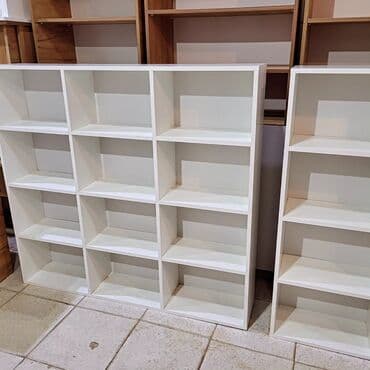 demir polkalar: Refler yenidir. hundurluk 130 sm eni 140 sm derinlik 25 sm refler — 5