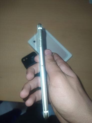 iphone x plata: IPhone 7, 128 GB, Qızılı, Barmaq izi — 6