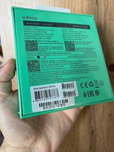 infinix gt 20 pro qiymeti kontakt home: Yeni, Smart saat, Infinix, Аnti-lost, rəng - Qara — 2