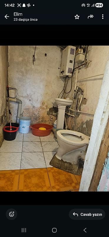 seherde kiraye evler: 20 kv. m, 1 otaqlı, Qaz — 2