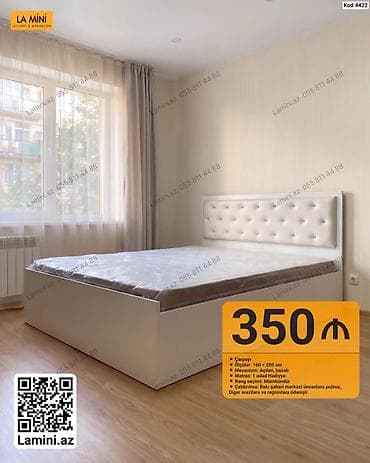 Məhsul: Çarpayı (Kod: 4422) • Ölçü: 160 × 200 sm • Mexanizm — 1