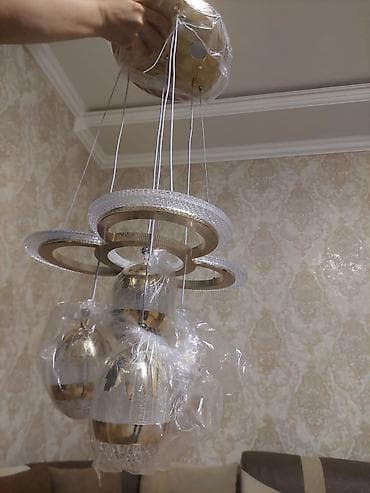 Led işıqli 4 lampali lusdura yenidir 120 m alınıb endirimli qiymətlə