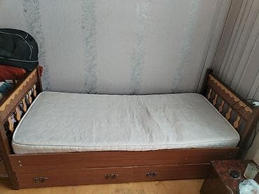 Çarpayılar: Təknəfərlik çarpayı, Matras ilə, Siyirməsiz — 6