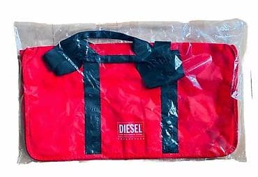 big bag: DIESEL qırmızı idman/səyahət çantası - Brend: DIESEL (Fragrances — 1