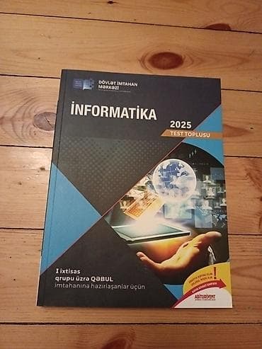 1 ci qruplar üçün informatika işlənməyib. TƏZƏDİR, YARI QİYMƏTƏ 4