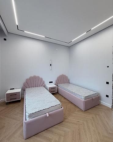 Qız üçün, 2 təknəfərlik çarpayı, 2 tumba