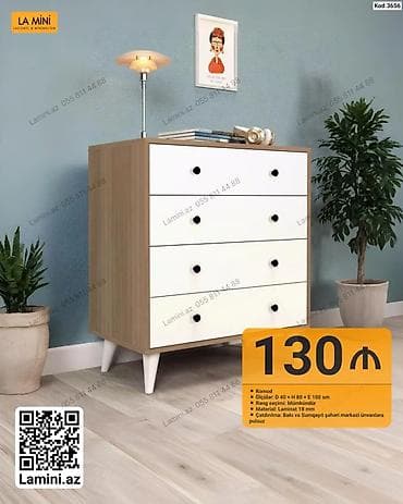 LA MINI komod - Model kodu: 3656 - Ölçülər: D 40 × H 80 × E 100 sm -