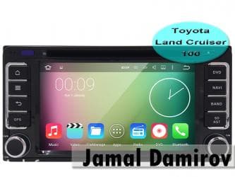 monitor prius: Land cruiser 100 üçün dvd-monitor, dvd-монитор для land cruiser 100 — 1