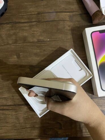 айфон 4 новый: IPhone 14, 128 ГБ, Белый, Face ID, С документами — 6