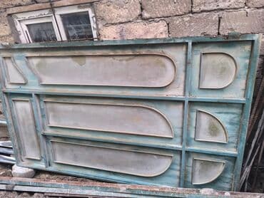Lak-boya məhsulları: İşlənmiş Dəmir Həyət darvazası, Siyirmə, 3 m, Mexaniki, rəng - Mavi, Kredit yoxdur — 3