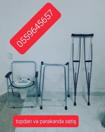 Tibbi avadanlıq: Tibbi mehsullar. Elil arabasi, elil utitazi, xadinok, xeste yeriyen — 13