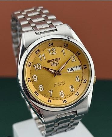 Şəkildəki qol saatı, klassik Seiko 5 Automatic 21 Jewels modelidir lalafo.az -da Şəkildəki qol saatı, klassik Seiko 5 Automatic 21 Jewels modelidir