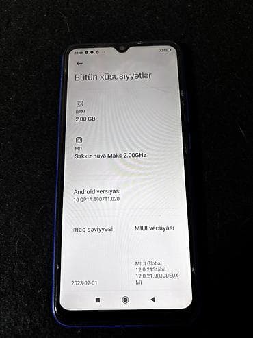 Redmi 9A, 32 GB, rəng - Mavi, İki sim kartlı — 5