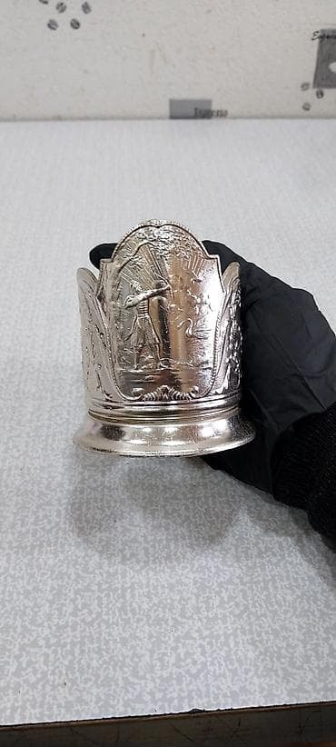 xurustal stekan: Stəkanlar, Şüşə, 6 ədədli dəst, SSRİ — 10