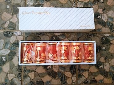 caynı serviz: Glass Tumbler Set - Made in Japon 🇯🇵 Badələr yapon istehsalıdır 6 — 2
