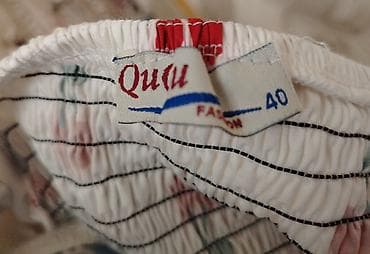 qolbaq şəkilləri: Ağ rəngdə, albalı naxışlı yay donu. - Uzun, qat-qat ətəkli siluet - — 3