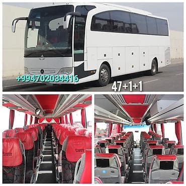 Xidmətlər: Neoplan travego sifarisi. Qiymət şəhər daxili məsafələrə aiddir — 2