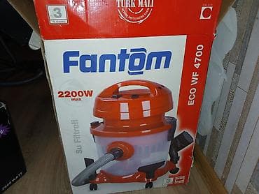su isidən: Fantom ECO WF 4700 su filtri ilə tozsoran - Güc: 2200W max - Su — 1