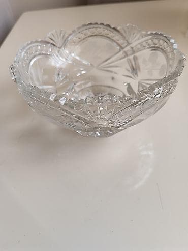 xemir yayan taxta: Şüşə/Kristal dekorativ meyvə qabı 2 eded30 m - Material: qalın — 1