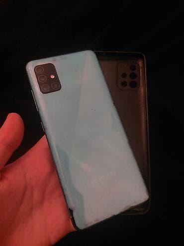 Samsung Galaxy A51, 64 GB, rəng - Mavi, Qırıq, Sensor, Barmaq izi — 2