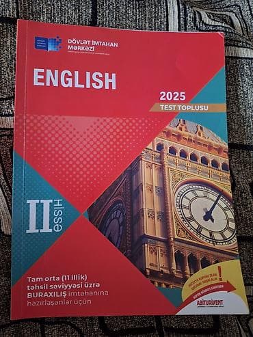 İngilis dili Testlər 11-ci sinif, DİM, 2-ci hissə, 2024 il
