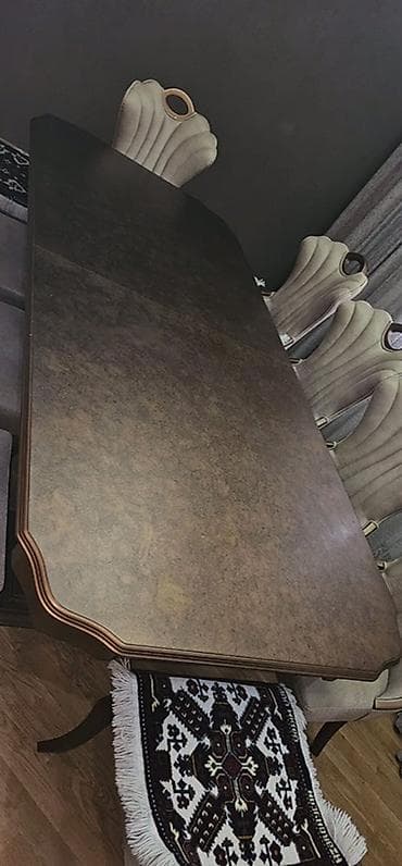 stol stil: Qonaq otağı üçün, İşlənmiş, Açılan, Dördbucaq masa — 5