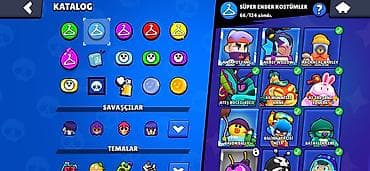 tava: Brawl Stars hesabı – yüksək səviyyəli oyun profili - Kupa yolu: 30 — 4