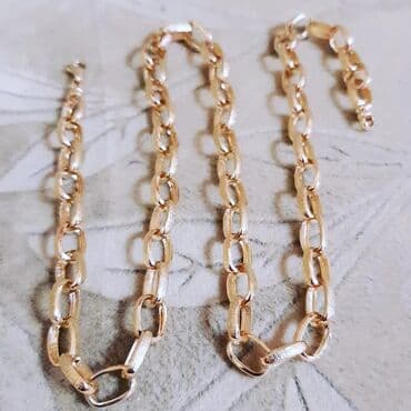 tək qaş: Sep, Sarı qızıl, 585 Əyar, 977 g — 2