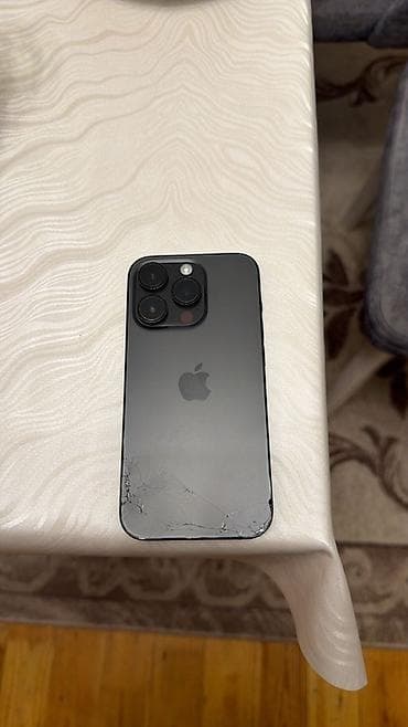 telf: IPhone 14 Pro, Qara, Qırıq — 2