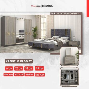 avanqart mebeller: Yeni yataq dəstləri KREDİTLƏ Yeni model ecazkar yataq dəstləri tək — 25