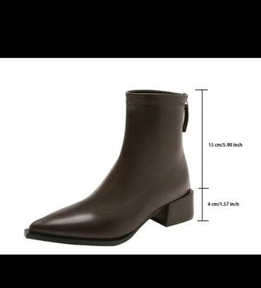 cəkmələr: Çəkmə, Ölçü: 38, rəng - Qəhvəyi, Yeni — 8