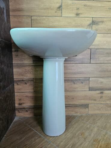 тулпан: Б/у Умывальник, Керамика, Без гарантии, Самовывоз, Платная доставка — 5