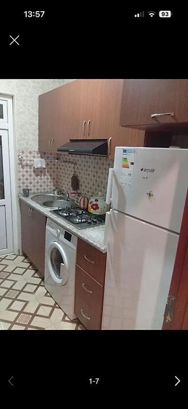 2 otaqlı ev: Mərdəkanda makaronnuda 8 dalanda 3 otaqli balaca heyeti var kombi — 1