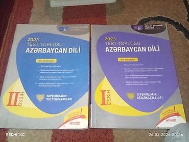 Velosiped aksesuarları: Azərbaycan dili Testlər 11-ci sinif, DİM, 2-ci hissə, 2023 il — 1
