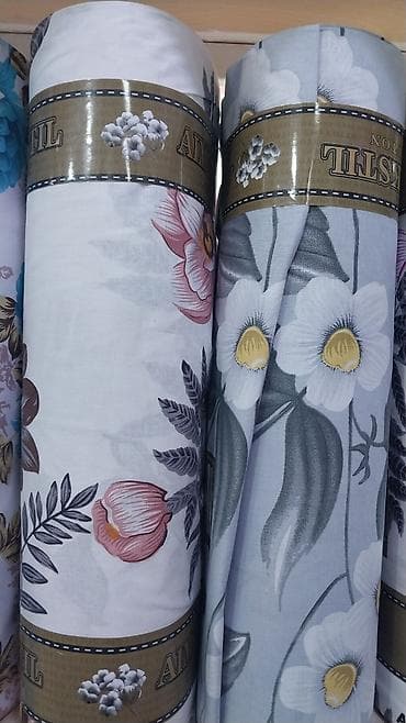 Şamlar: Məhsul: AIM TEX 100% pambıq parçalar – çiçək və həndəsi naxışlı — 3