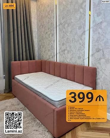 LA MINI “Laconic & Minimalism” çarpayı - Ölçülər: 90 x 200 sm - — 1