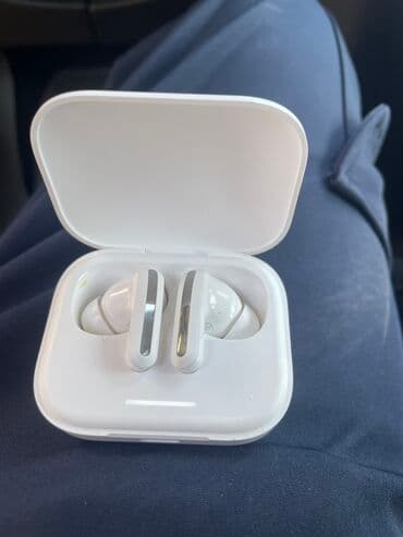 redmi nauşnik qiymeti: İşlənmiş Simsiz (Bluetooth) Qulaqcıqlar, Xiaomi, rəng - Ağ — 5